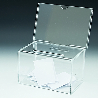 Acrylic Ballot Boxes, Comment Boxes and Suggestion Boxes, Plexiglas, Plexiglass, plexi, Lucite and Plastic