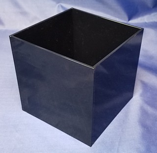 Acrylic 5 Sided Cube 6 W x 6 D x 6H