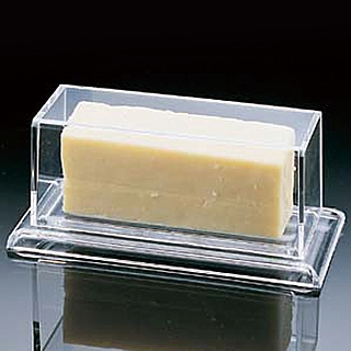 AG-K9 Clear Acrylic Butter Dish