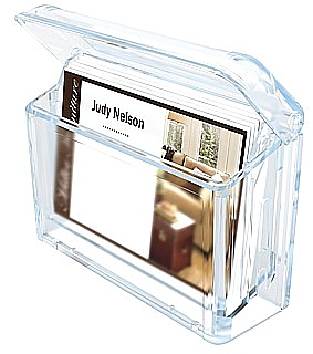 Outdoor Acrylic and Plastic Business Card Holders for Real Estate or Businesses