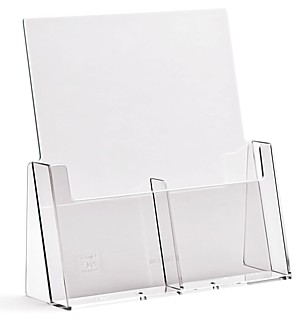 2 Pocket Brochure Literature Holder Model CH2x4