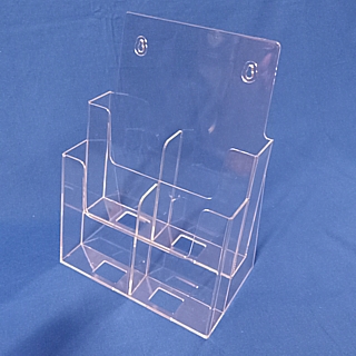 2 Pocket Brochure Literature Holder Model CH2x85-4 with dividers