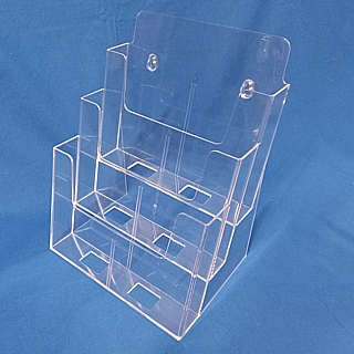 3 Pocket Brochure Literature Holder Model CH3x85-6