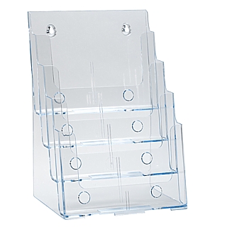 4 Pocket Brochure Literature Holder Model CH4x8.5