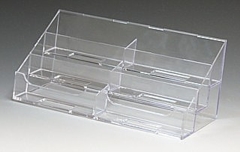 Multiple Business Card and Gift Card Holders in Acrylic and Plastic, Plexi, plexiglass, plexiglas, lucite