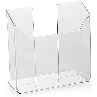 Clear Acrylic Countertop Brochure Literature Holder Model CH80