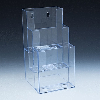 3 Pocket Brochure Literature Holder Model CH803