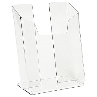 Clear Acrylic Countertop Brochure Literature Holder Model CH80T