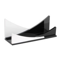 CHBC-2C Black and White Countertop Business Card Holders