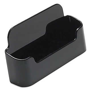 Black Molded Styrene Business Card Holder