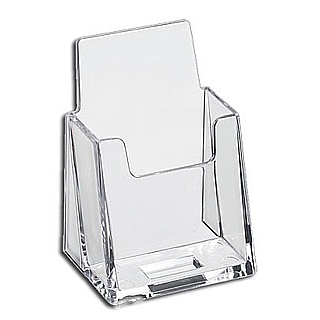 Clear Molded Styrene Vertical Business Card Holder