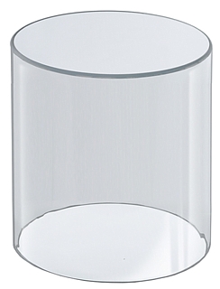 Clear Acrylic Round Cylinder Ring Riser in Plexi or Lucite