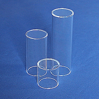 Clear Acrylic Round Cylinder Ring Risers of 3 in Plexi or Lucite