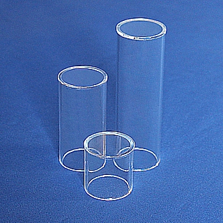 Clear Acrylic Round Cylinder Ring Riser Set of 3 in Plexi or Lucite