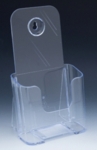 Combination Wall and Counter Plastic Brochure and Literature Holders, Plexi, plexiglass, plexiglas, lucite