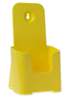 Yellow Countertop Wallmount Brochure Literature Holder Model CW4-Y