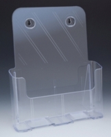 Combination Wallmount and Countertop Acrylic and Plastic Brochure and Literature Holders, Plexi, plexiglass, plexiglas, lucite