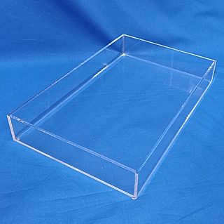 Clear Deluxe Acrylic Tray For Upscale Serving and Display