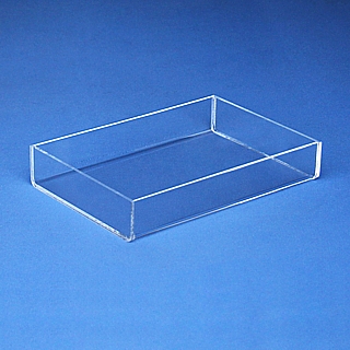 Clear Deluxe Acrylic Tray For Upscale Serving and Display