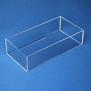 Clear Deluxe Acrylic Tray For Upscale Serving and Display