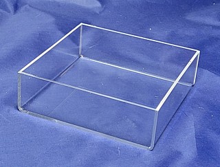 MisterPlexi  DAT20-I-T Clear Acrylic Tray with Insert Bottom