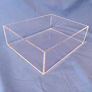 Clear Deluxe Acrylic Tray For Upscale Serving and Display