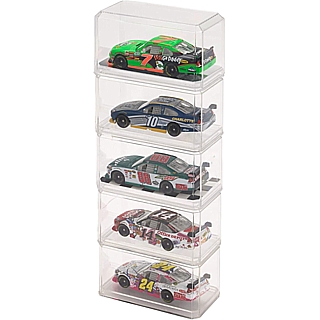 CSP Collect-Save-Protect Acrylic Display Case With Black Base For 1/24 Scale Diecast Model Cars