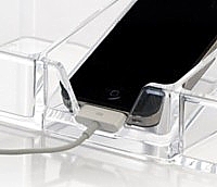 ECS1 Clear Acrylic Electronics Docking and Charging Station