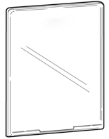 Clear Plastic Enclosed Wallmount Frames