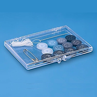 Clear Plastic Hinged Containers, Molded Styrene Boxes and Cases for packaging and product storage