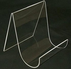Acrylic Easels and Easel displays, J-stands, Plexiglas, Plexiglass, plexi, Lucite and Plastic