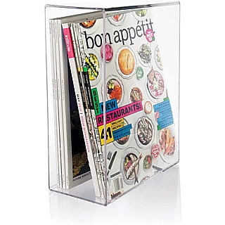 AG-O5 clear acrylic Magazine or catalog organizer