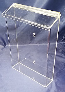 Clear Acrylic Outdoor Literature Holder model OBH11 For Full Page Brochures or Pamphlets