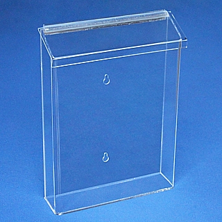 Clear Acrylic Outdoor Literature Holder model OBH11 For Full Page Brochures or Pamphlets