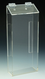 Clear Acrylic Outdoor Literature Holder model OBH5 For Tri-Fold Brochures or Pamphlets