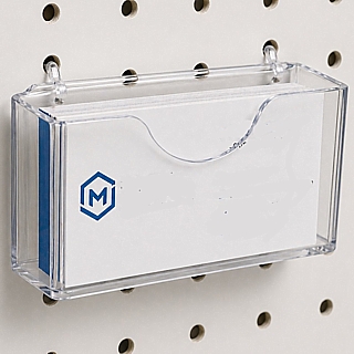 Business Card Holder for Pegboard or Slatwall