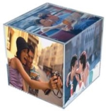 Clear Acrylic Photo Cube Fotocube Foto Cube