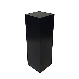 Black Acrylic Square Pedestal Stand Plinth