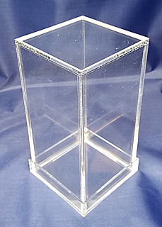 Clear Acrylic Tall Cubes and Boxes in Plexiglas, Plexiglass, lucite and plastic