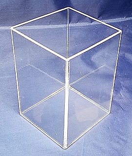 Clear Acrylic Cubes and Boxes in Plexiglas, Plexiglass, lucite and plastic