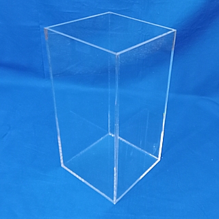 Clear Acrylic Tall Cubes, Bins and Boxes in Plexiglas, Plexiglass, lucite and plastic