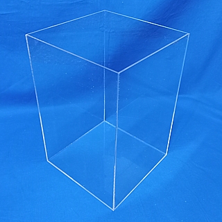 Clear Acrylic Tall Cubes, Bins and Boxes in Plexiglas, Plexiglass, lucite and plastic