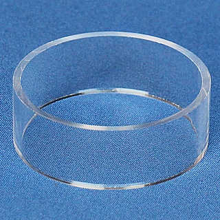 Clear Acrylic Round Cylinder Rings Great for Ball Displays