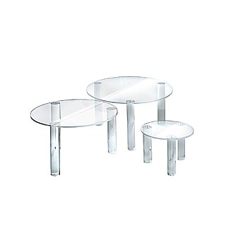 Clear Acrylic Round Table Risers