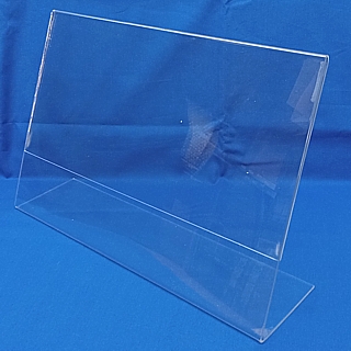 Slant Back Easel Display Frames in Acrylic, Plexiglas, Plexiglass, Lucite, Plastic