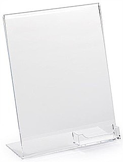 Display Frames with Pockets and Business Card Holders in Acrylic, Plexiglas, Plexiglass, Lucite, Plastic