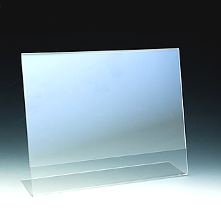 Slant Back Easel Display Frames in Acrylic, Plexiglas, Plexiglass, Lucite, Plastic