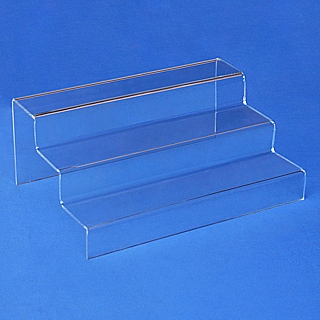 Clear Acrylic 3 Step StairStep Platform Riser