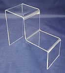 Clear Acrylic Stair Step Display Risers