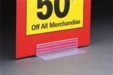 Clear PVC Extruded Sign Base